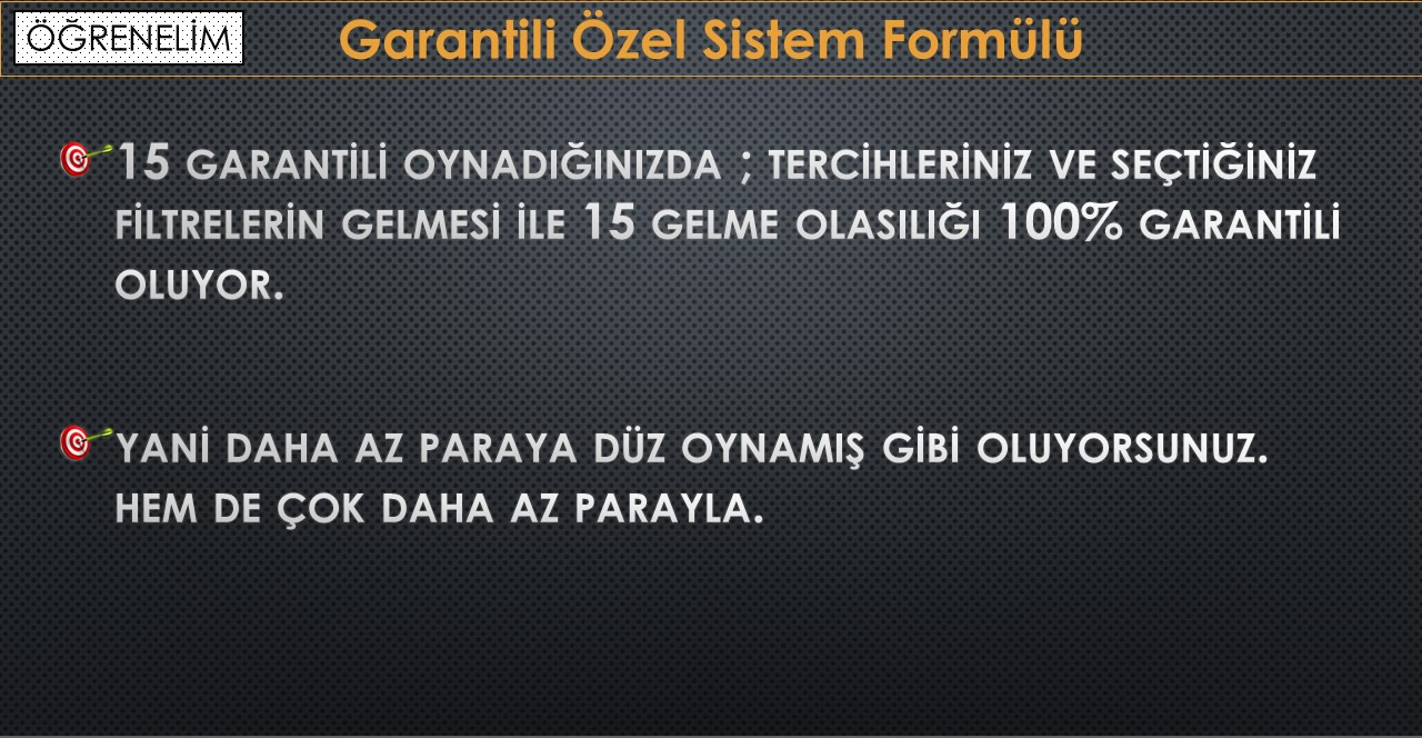 Spor Toto Hedef15